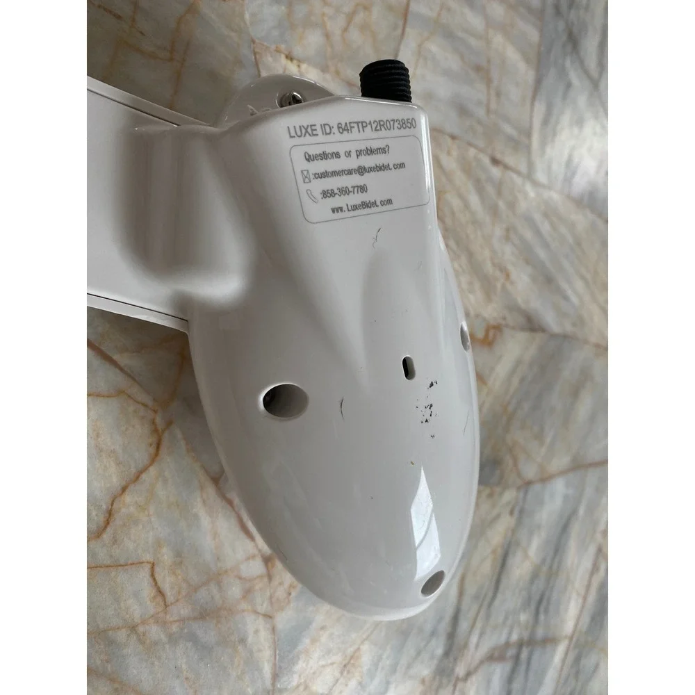 LUXE Bidet Neo 120 Non-Electric Bidet Toilet Attachment White Rose Gold